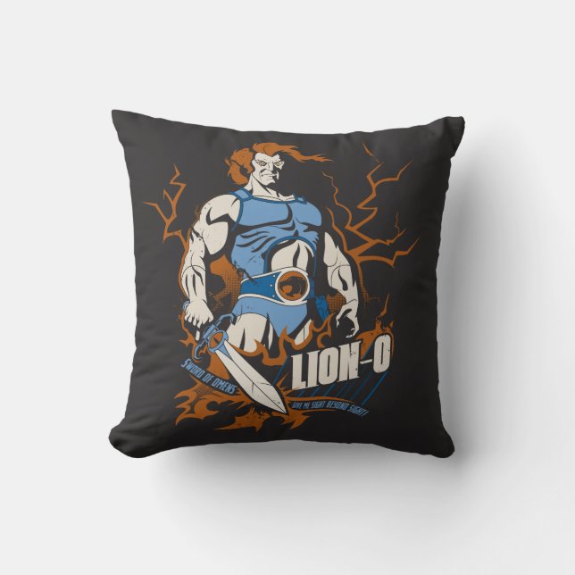 Coussin ThunderCats | Lion-O Graphique électrique (Recto)