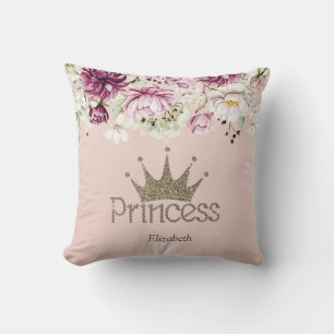 Coussin Tiara Charmant, Princesse, Floral 