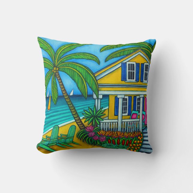 Coussin Ticket à l'oreiller à lancer Paradise (Recto)