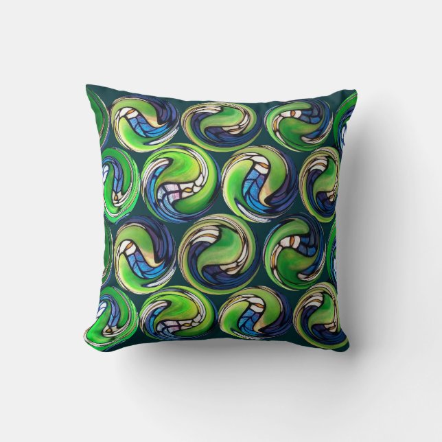 Coussin Tiffany Marbles Lance Pillow (Recto)