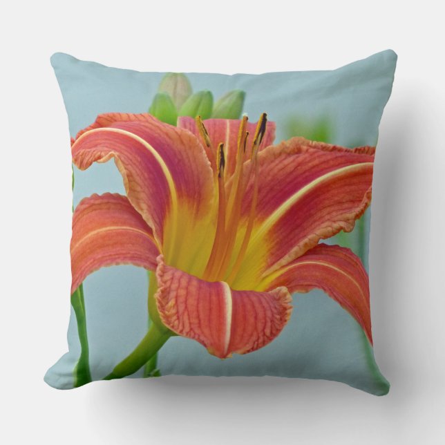 Coussin Tiger Daylily (Recto)