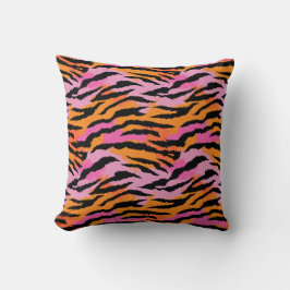 Coussin Tiger Gras Poster de animal et glamour