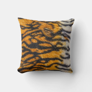 Coussin Tiger motif fond abstrait, animal, asie,