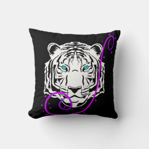 Coussin Tigre blanc