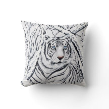 Tigre Blanc Se Mélange En