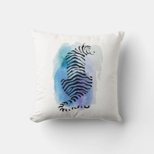 Coussin Tigre coloré