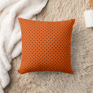 Coussin Tigre Orange et Points Noirs
