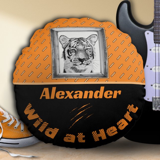 Coussin Tigre personnalisé (Créateur téléchargé)