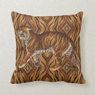 Coussin Tigre victorien