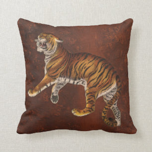 Coussin Tigre vintage