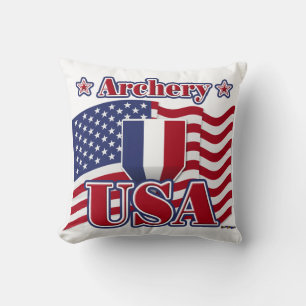 Coussin Tir à l'arc USA