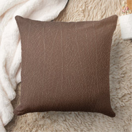 Coussin Tissu bleu cuir Tartan Crocodile peau