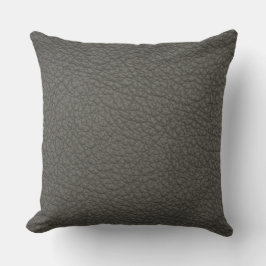 Coussin Tissu bleu cuir Tartan Crocodile peau