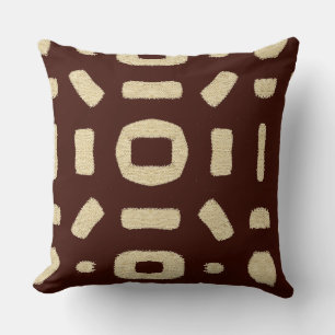 Coussin Tissu de boue Kuba africain