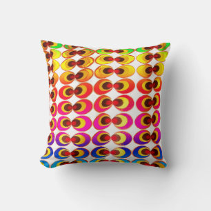 Coussin Tissu psychédélique