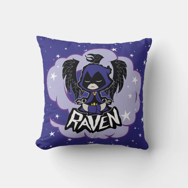 Coussin Titans Ados, allez ! | Attaque au corbeau (Recto)