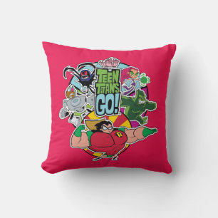 Coussin Titans Ados, allez !   Graphique Groupe d'équipes