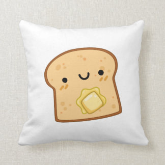 Coussin Toast de beurre Cute Kawaii
