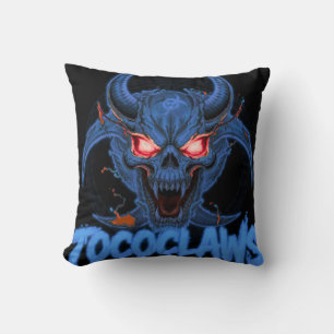 Coussin TOCOCLAWS Biohazard Skeleton : Masque à gaz radioa