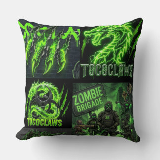 Coussin TOCOCLAWS Néon Vert Dragon Électrique - Million Ve