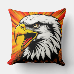 Coussin Toile American Eagle – Cadeau de liberté