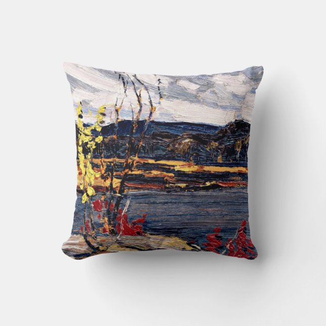 Coussin Tom Thomson - Automne, Parc Algonquin (Recto)