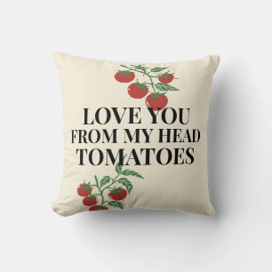 Coussin Tomate Note d'amour De la ferme à la table Frais