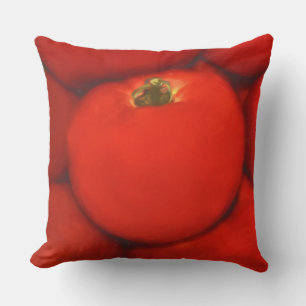 Coussin Tomates de jardin rouges juteux cultivés à la mais