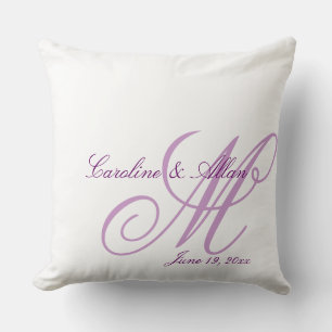 Coussin Ton sur les monogrammes de ton