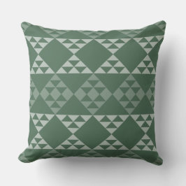 Coussin Tons De Motif Triangle Gris - Jeter L'Oreiller