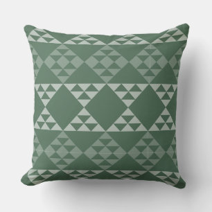 Coussin Tons De Motif Triangle Gris - Lancer L'Oreiller