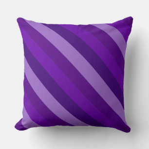 Coussin Tons diagonaux violets