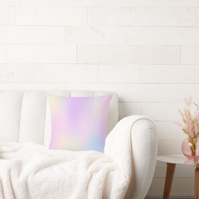 Coussin Tons doux irisés holographe arrière - plan 2 (Canapé)