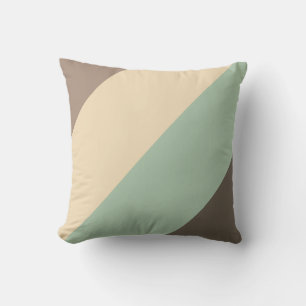 Coussin Tons Terres Diagonales