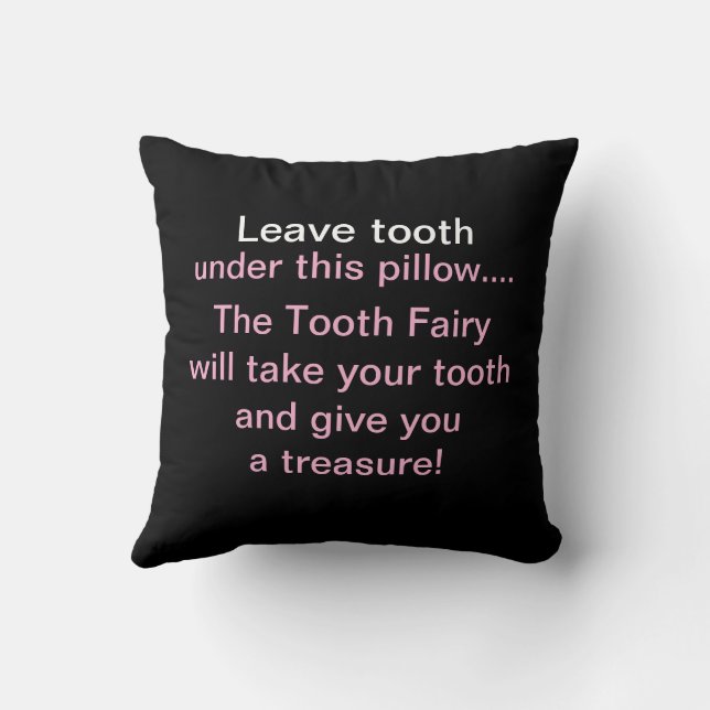 Coussin Tooth Fairy Pillow (Verso)