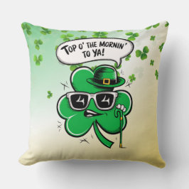 Coussin Top O' Le Shamrock du Mornin'
