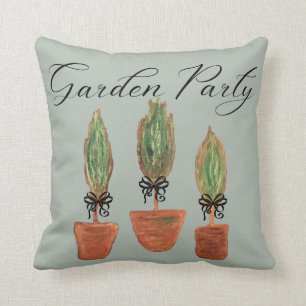 Coussin Topiary Topiaries Fleurs de jardin 