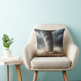 Coussin Tornade dans un champ de blé du Midwest