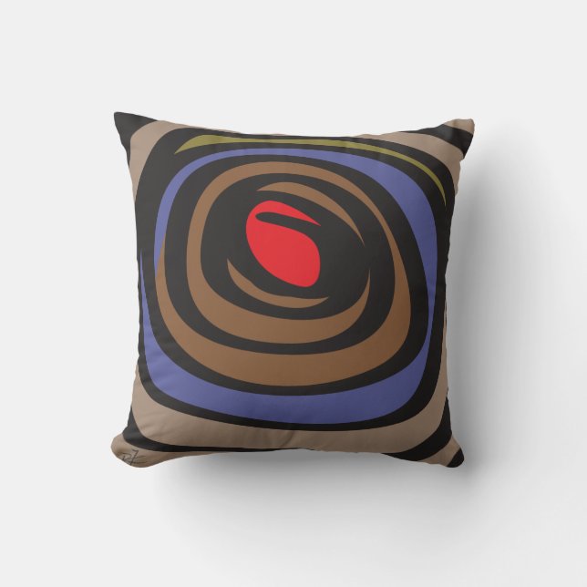 Coussin Tornade de Tulsa (Recto)