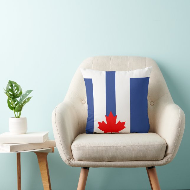 Coussin Toronto FLag on MoJo Pillow (Chaise)
