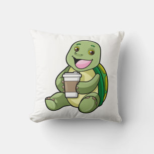 Coussin Tortue avec Shell & Café à aller