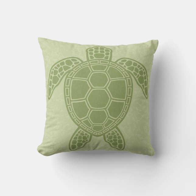 Coussin Tortue de mer verte (Recto)