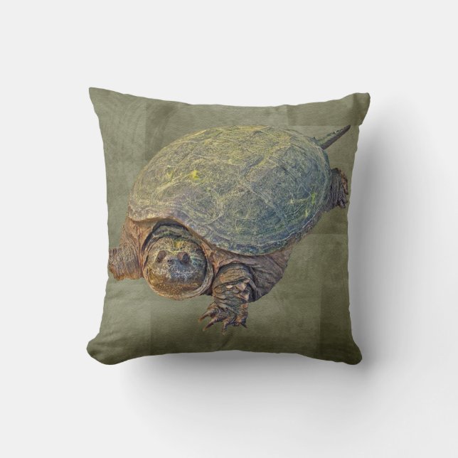 Coussin Tortue de rupture américaine - rossignonii de (Recto)