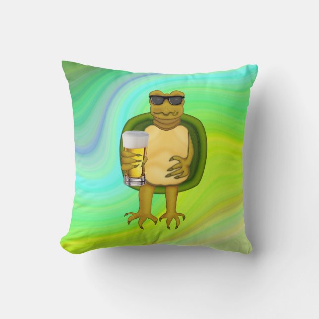 Coussin Tortue soif (Recto)