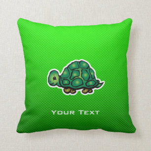 Coussin Tortue verte