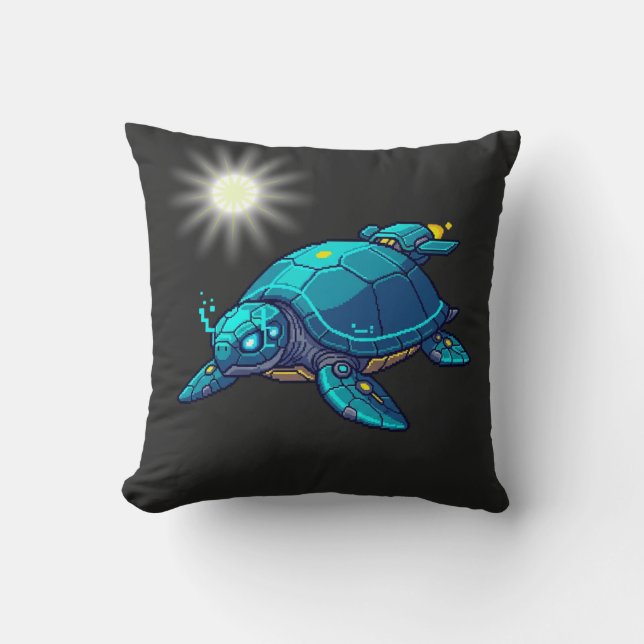 Coussin Tortuga Futurista (Recto)
