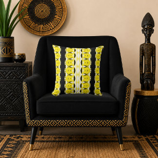 Coussin Totem Doré
