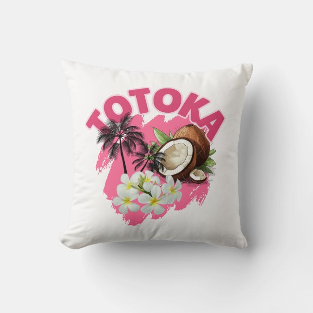 Coussin TOTOKA - Beautiful in Fijian (Recto)