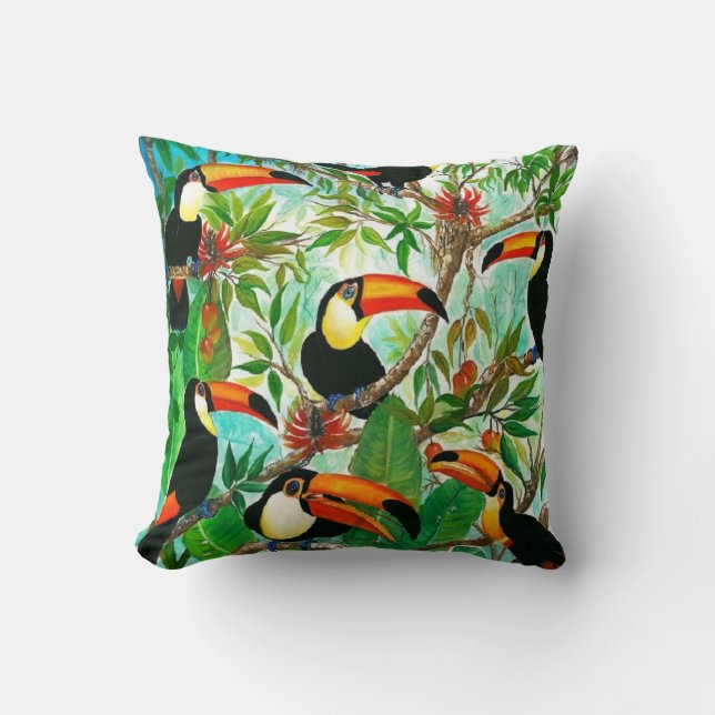 Coussin Toucan (Recto)
