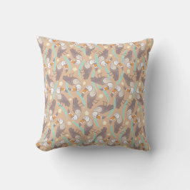 Coussin Toucans exotiques tendance